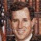 Illustration for article titled A Portrait of Rick Santorum Made of Gay Porn Stills